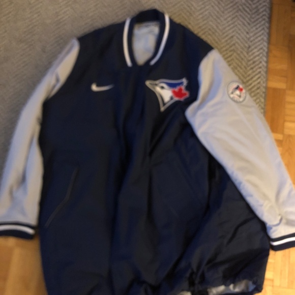 Nike MLB Blue and Gray Varsity Jacket - Picture 3 of 7